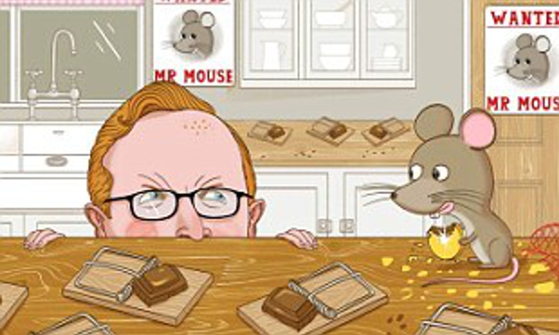 Hustler mouse trap cartoon