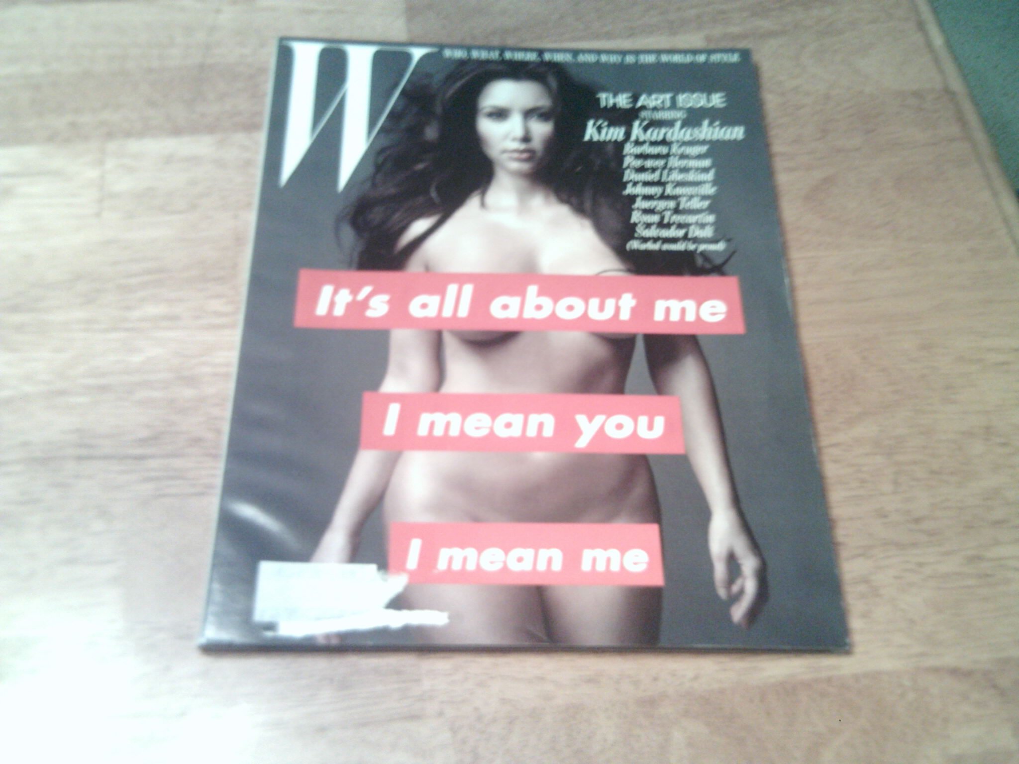 Kim kardashian w magazine
