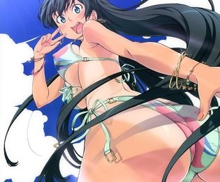 Anime girls in bikini wallpaper hd big boobs