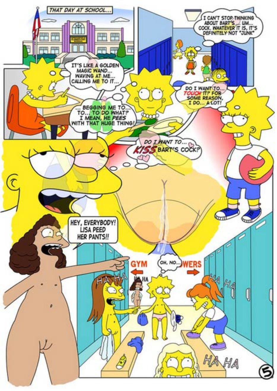 Bart and lisa simpson porn comic