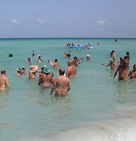 Haulover beach nude women