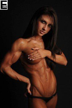 Girl muscular abs nude