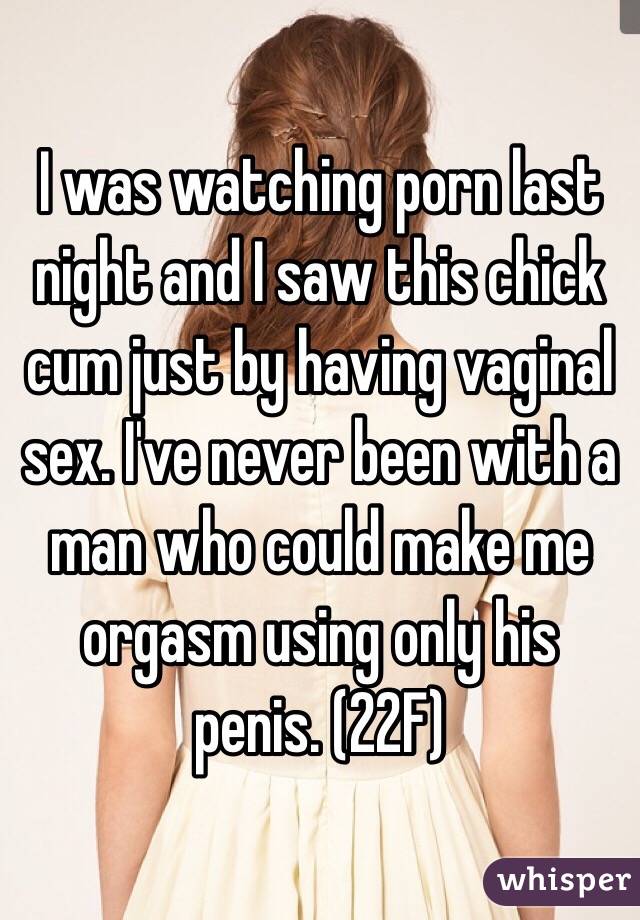 Cum when i saw porn