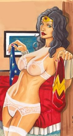 Hot and nude wonder woman