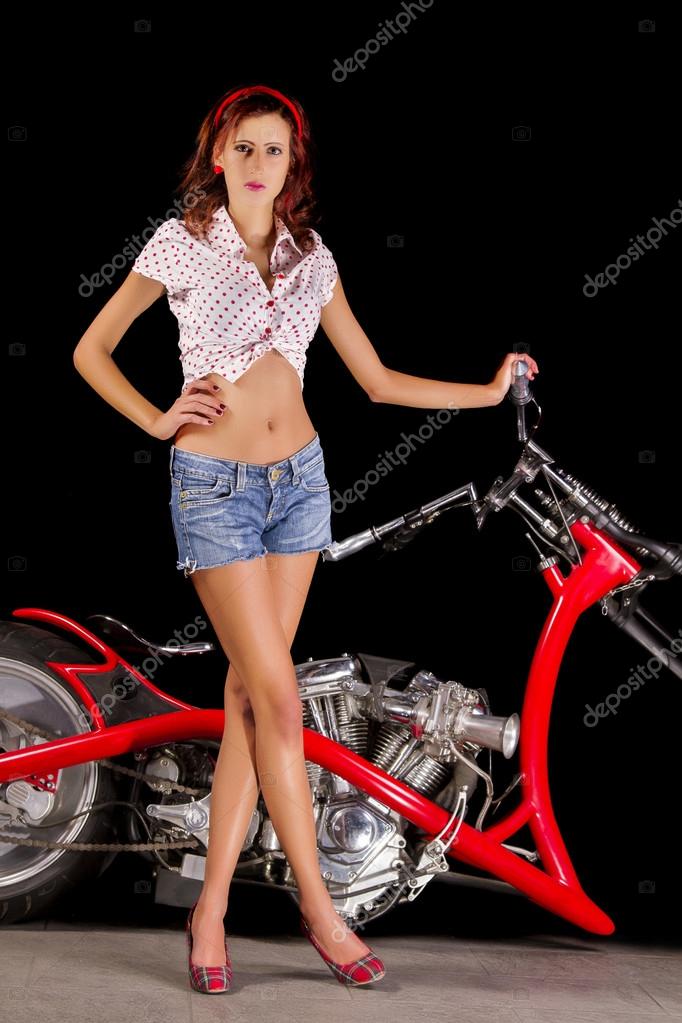 Chopper motorcycle models girls