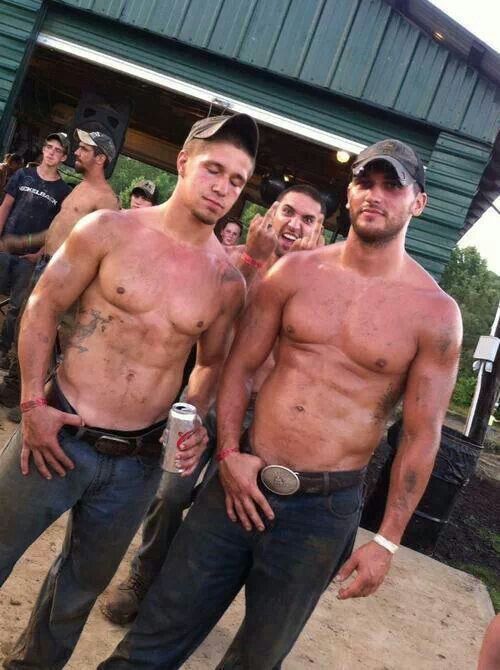 Redneck men country hot