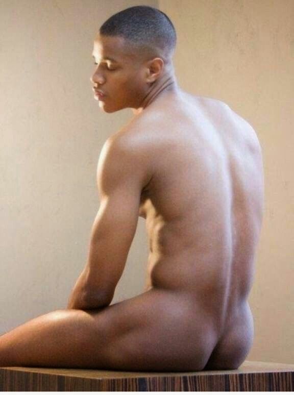 Young sexy nude black men