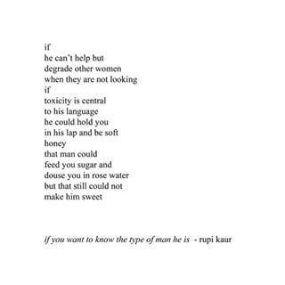 Poems about men and women