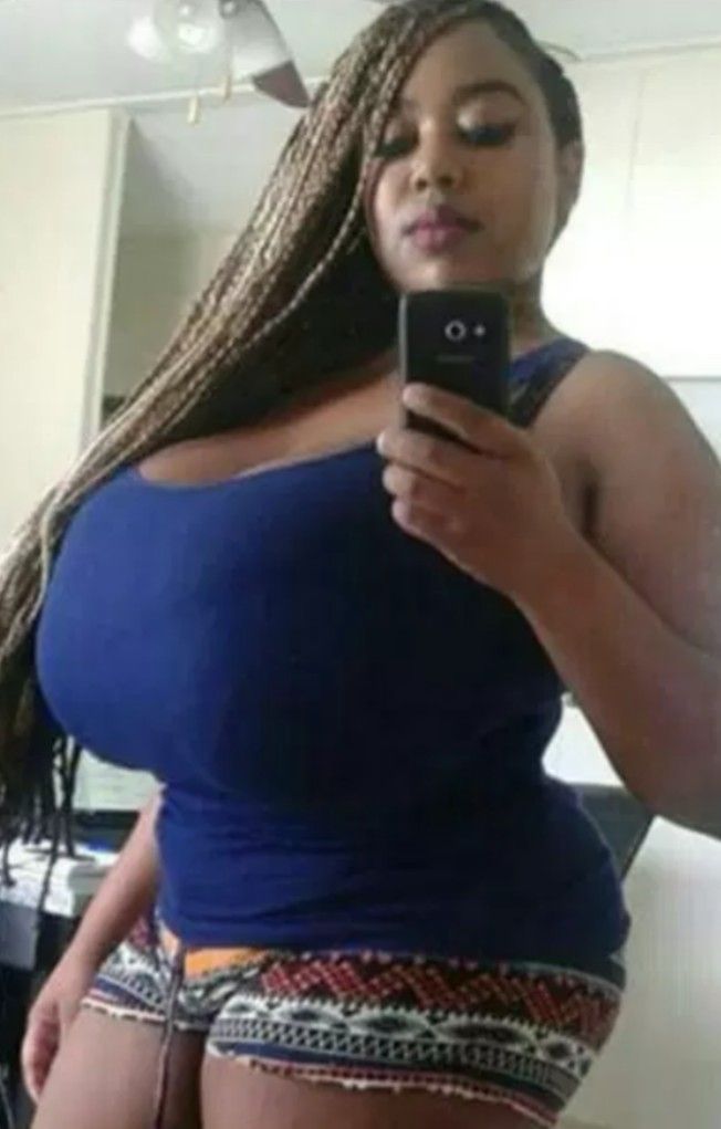 Big black beautiful girls breast
