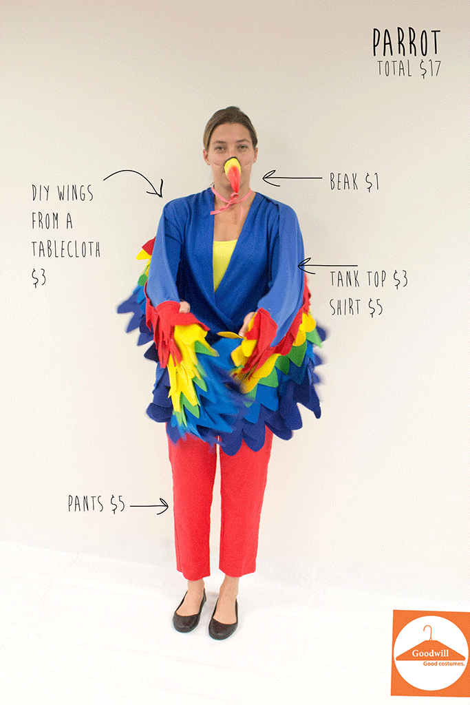 Adult parrot halloween costume