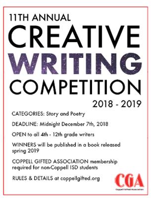 Creative writing competitions for young adults