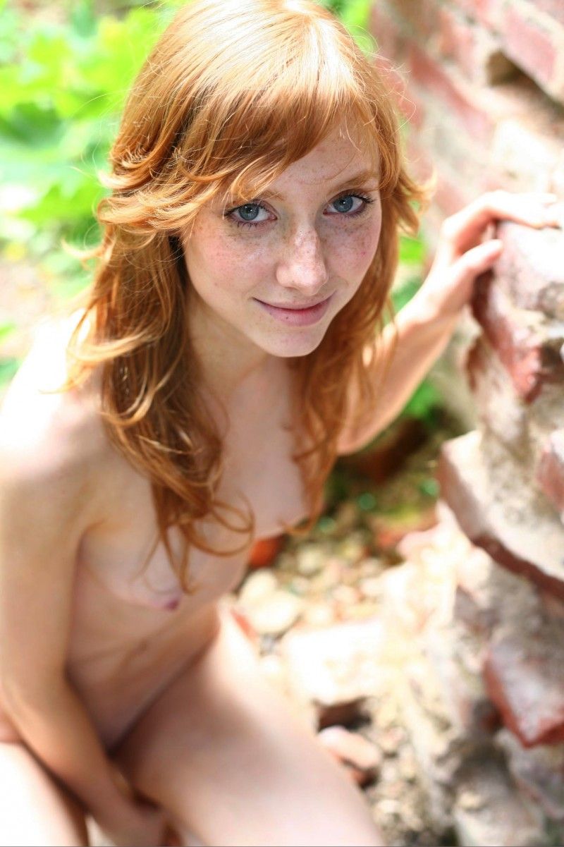 Hot redhead freckles nude