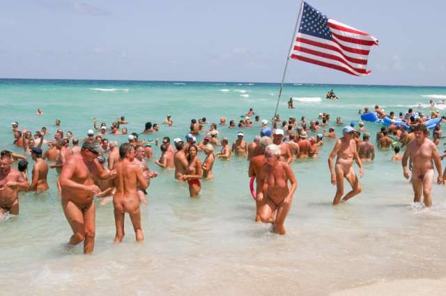 Haulover beach nude women