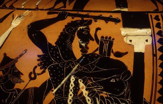 Greek mythology hercules and cerberus