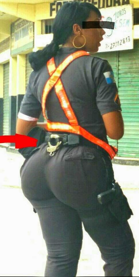 Big ass police officer