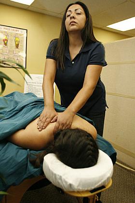 Ending latina massage happy