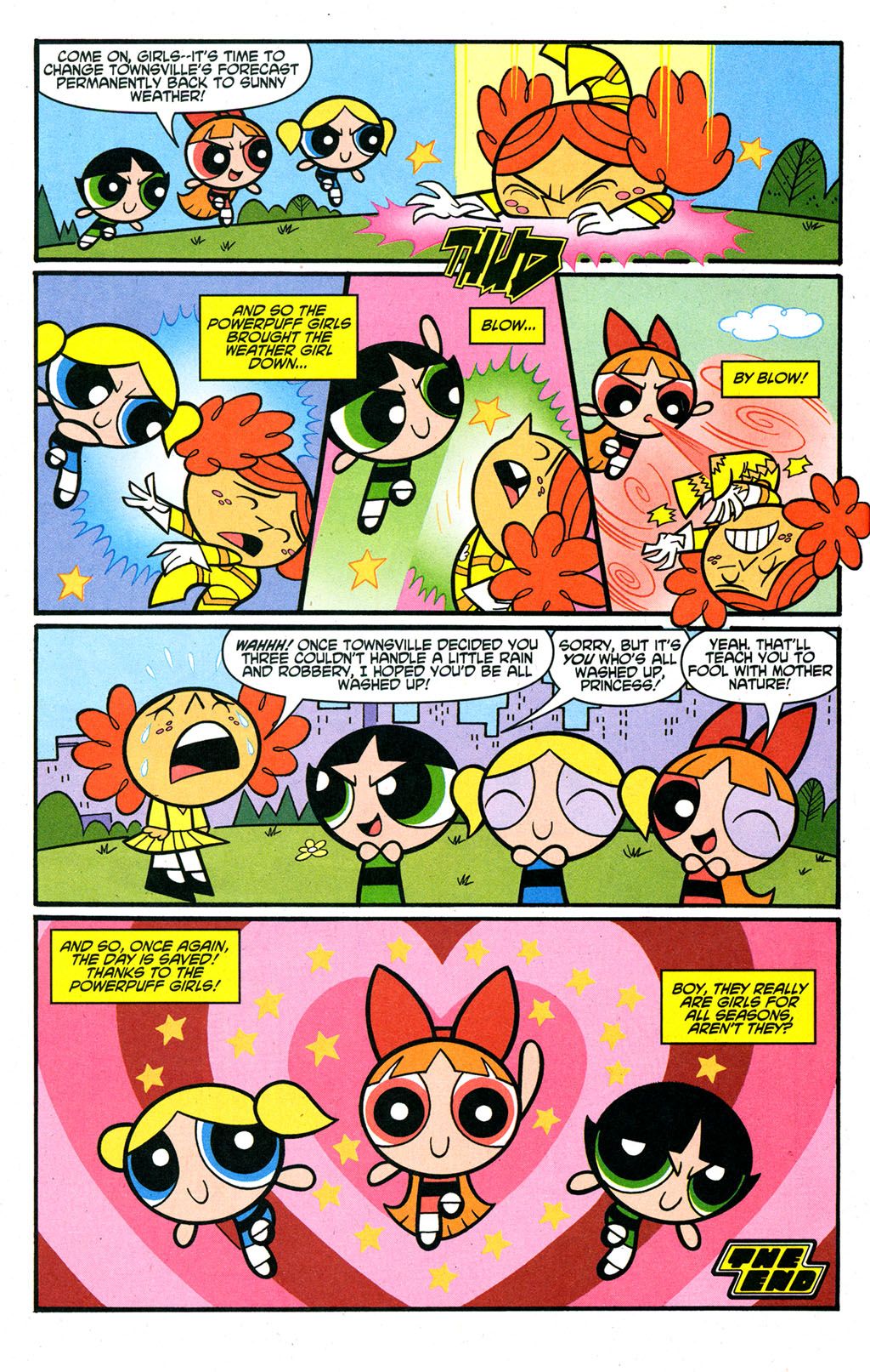 Powerpuff girls comic strips