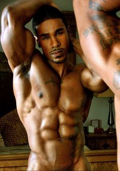 Hot sexy black men cock
