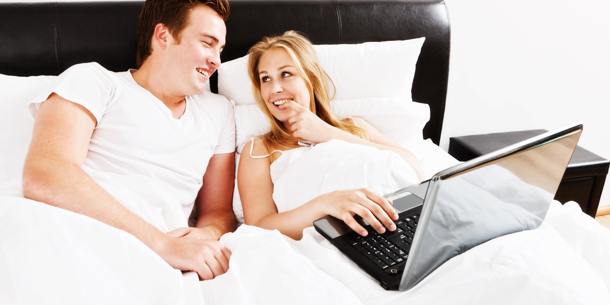 Couple watching porn together