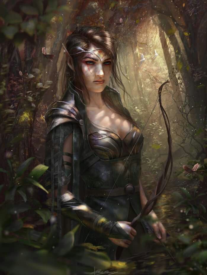 Elf fantasy art women