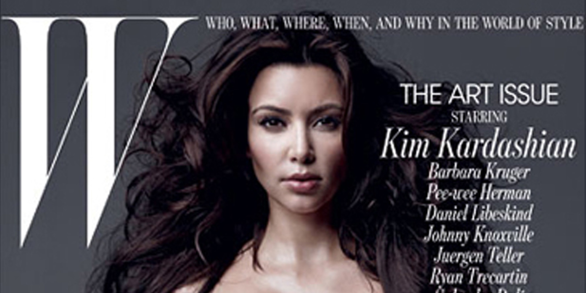 Kim kardashian w magazine