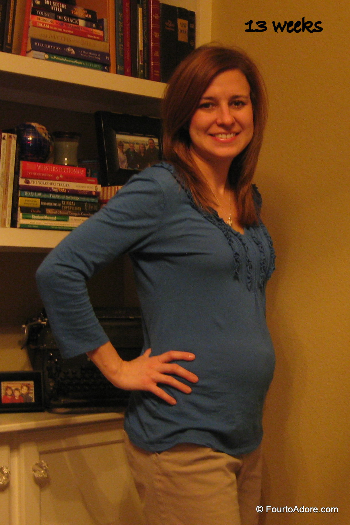 Pregnant with quadruplets belly