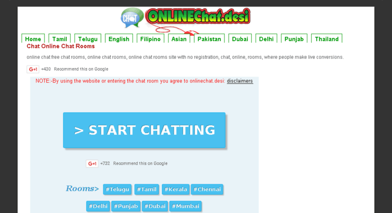 Asian online chat rooms