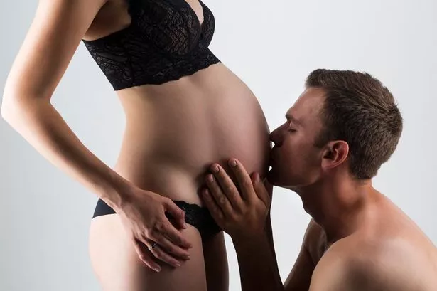 Pregnant women having sex with men