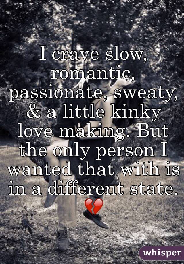 Slow romantic love making