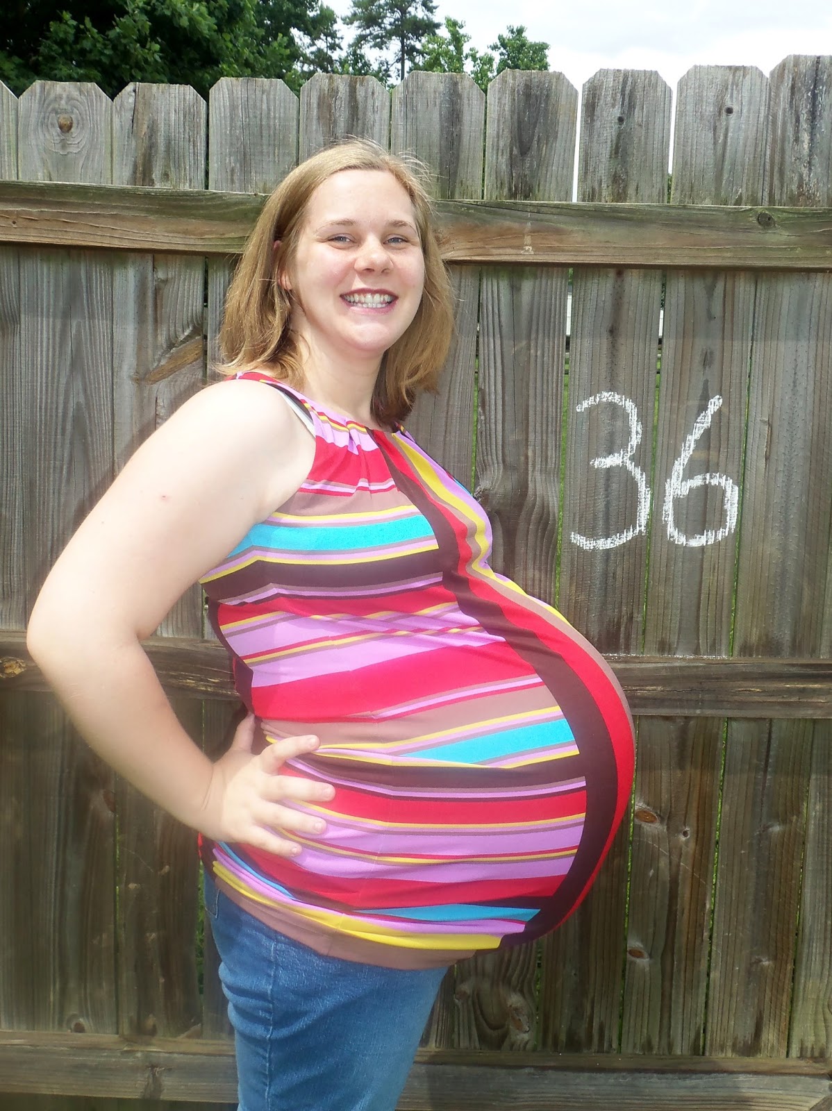 Pregnant with quadruplets belly