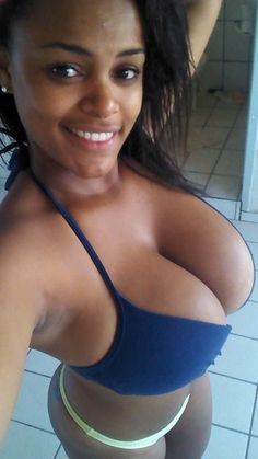 Selfie nude black girl
