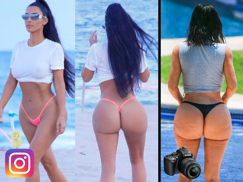 Kim kardashian butt ass